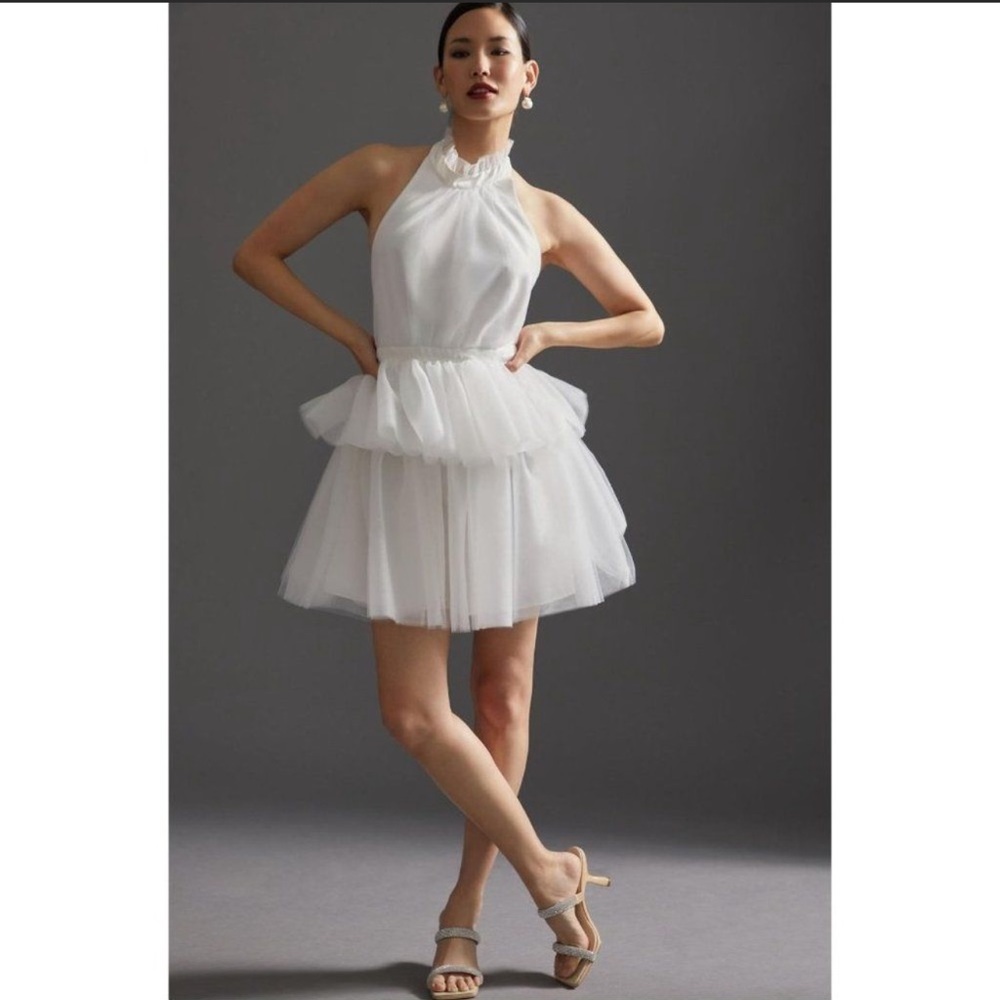 BHLDN Hutch Tulle Mini Dress NEVER WORN